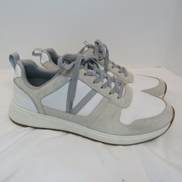 Vionic Shoes - Vionic Rechelle White Gray Lace Up Sneakers Shoes